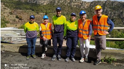 Teachers from the CELBIOTECH group visit the tissue paper factory Gomà-Camps